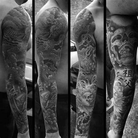 50 Unique Skull Tattoos For Men Manly Ink Design Ideas