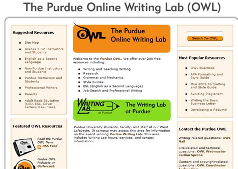 The Owl At Purdue Apa Formatting