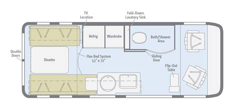 The Paseo Launches In A Single Floor Plan Vans Campers Pinterest