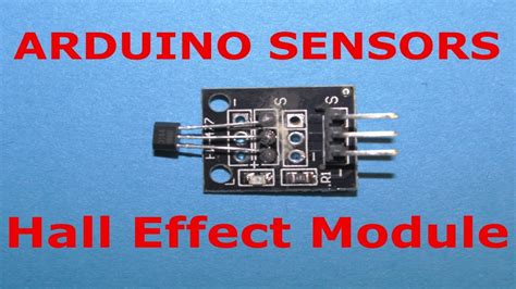 Arduino Sensors Hall Effect Sensor Module Youtube