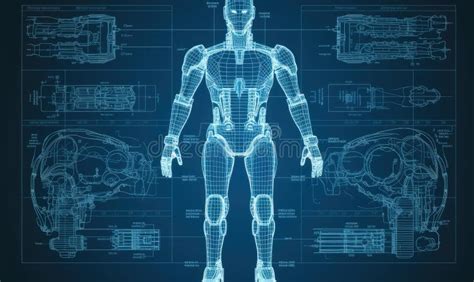 Blueprint Of Robot Reveals The Detailed Design And Functionality Of Its