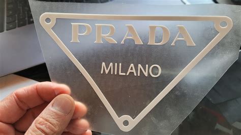Prada Milano Tirangle Logo Iron On Sticker Heat Transfer Customeazy