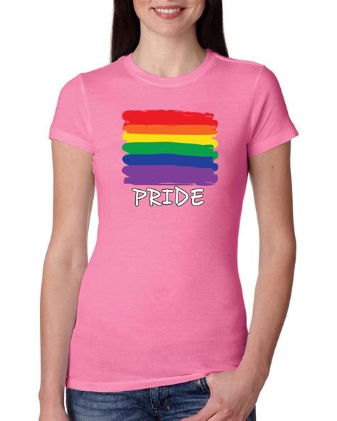 Pride Month Gay Lgbtq Flag Colors Parade Love Womens Lgbt Pride Slim