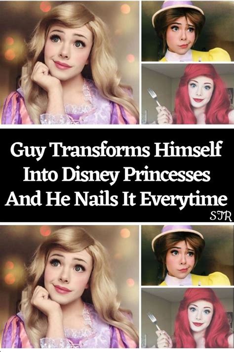 Guy Transforms Himself Into Disney Princesses And He Nails It Everytime