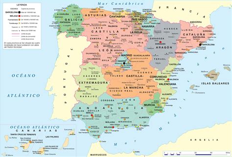 Mapa Mediterraneo España Mapa