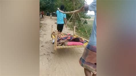 ‘no Ambulance Agreed To Come In Bengal Sick Woman Carried On Cot
