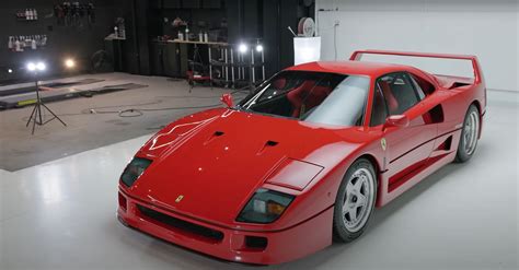 This 1992 Ferrari F40s Mesmerizing Detailing Process Starts With Dry