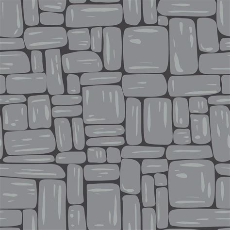 Gray Brick Wall Seamless Pattern Vector Illustration 4119006 Vector Art