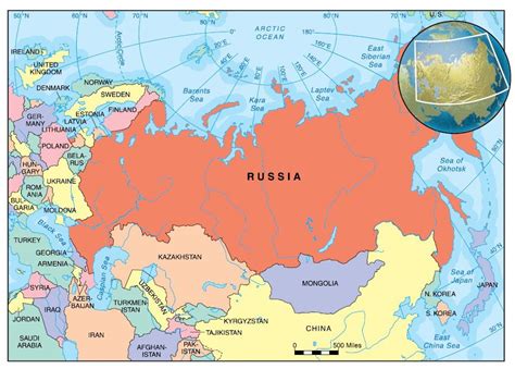 Russia World Geography Russia Map Russia