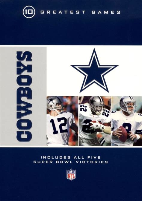 Customer Reviews Nfl Dallas Cowboys 10 Greatest Games 10 Discs Dvd