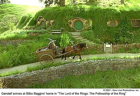 Bilbo Baggins House The Hobbit The Shire Hobbit Films