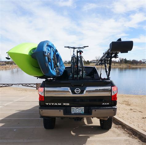 The All In One Bike Kayak And Fishing Holder Truck Mount Rack Trucks