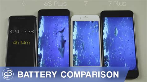 Iphone 7 Vs Iphone 6s Plus Vs Iphone 7 Plus Vs Iphone 6 Battery Life