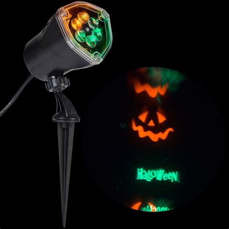 Lightshow 1181 In Whirl A Motion Happy Halloween Light Stake Set