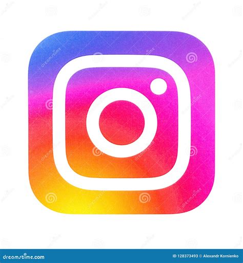 Instagram New Logo Editorial Stock Photo Image Of Isolated 128373493