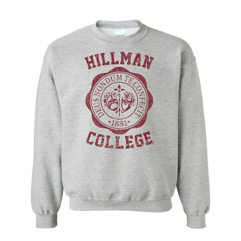 Hillman College V2 Fleece Pullover Sweatshirt Sport Large