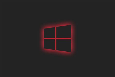 1920x108020 Windows 10 Logo Red Neon 1920x108020 Resolution Wallpaper