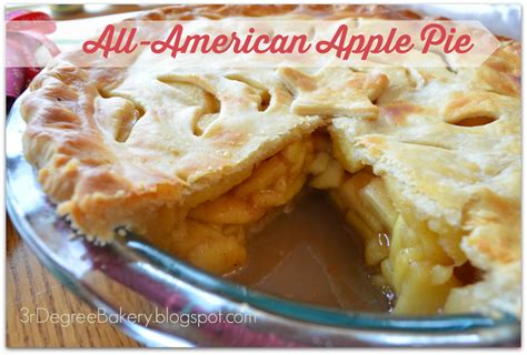 3rdegree Bakery All American Apple Pie And Luscious Pie Crust
