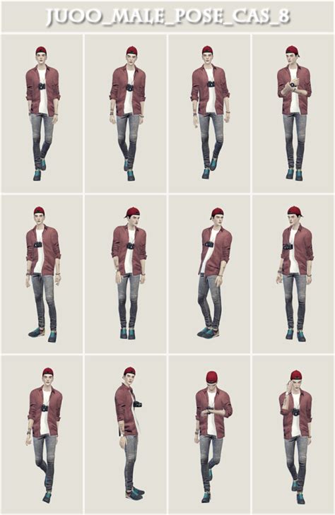 Male Pose 8 By Juoo Sims 4 Nexus