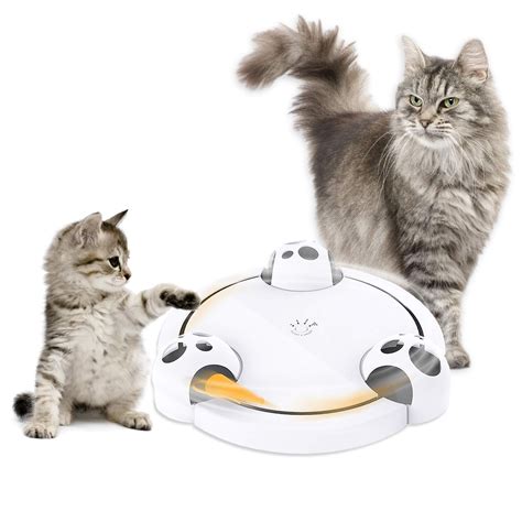 Mwabaitx Cat Interactive Toy Cat Electric Catching Mouse Toy