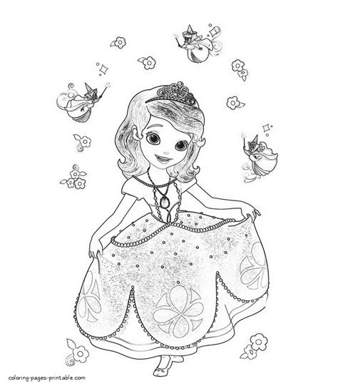 Sofia The First Castle Coloring Pages