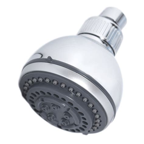 luxe rainluxe shower head round high pressure high flow showerhead chrome finish universal