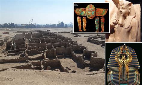 egypt s 3 500 year old lost golden city founded by tutankhamun s grandfather is discovered