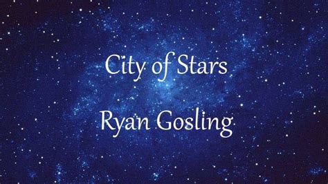 Amanda castro band — city of stars 03:23. City Of Stars - Ryan Gosling (Lyrics) - YouTube