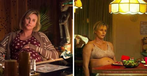 charlize theron gained 50 pounds for tully while adding another 45 pounds with a fake belly