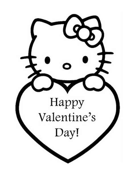 Free, printable hello kitty coloring pages, party invitations, printables and paper crafts for hello kitty fans the world over! Happy Valentines Day Coloring Pages - Best Coloring Pages ...