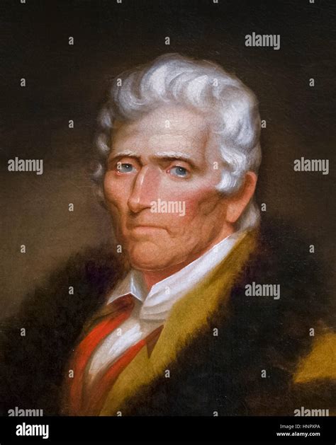 Daniel Boone 1734 1820 Portrait By Chester Harding Oil On Canvas