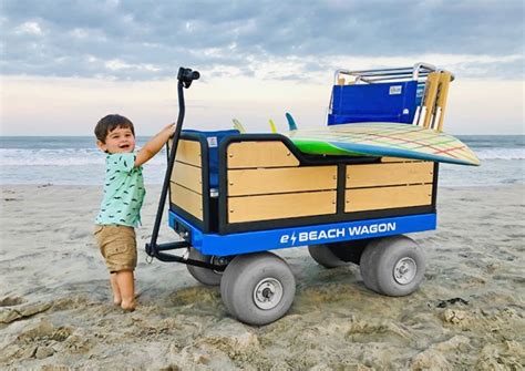 E Beach Wagon Simplifies Beach Days With Their Cutting Edge Motorized