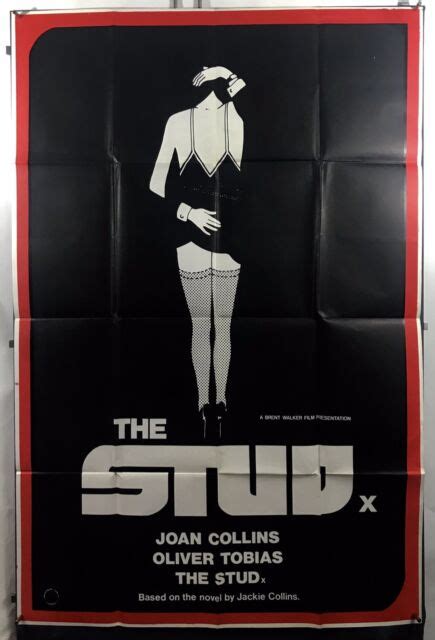 Stud Movie Poster Fine 1978 40x60 One Sheet Joan Collins Oliver