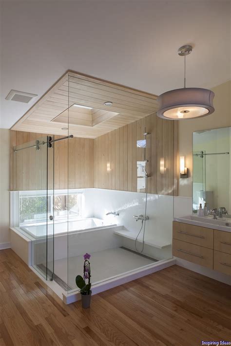 Cool Layout For The Shower And Tub Together Bathroom Remodel Cost