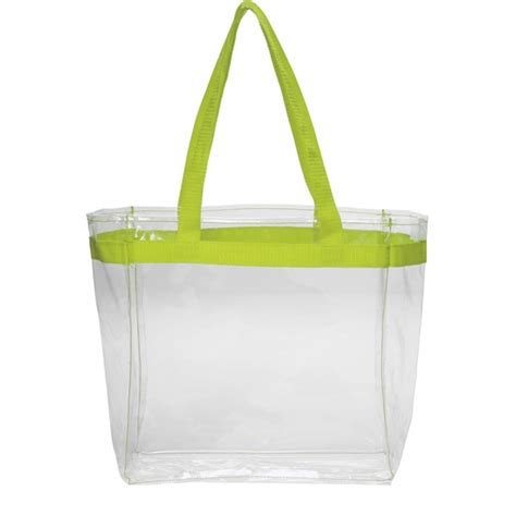 Color Handles Clear Plastic Tote Bags Buy Pvc Bag Pvc Tote Bag