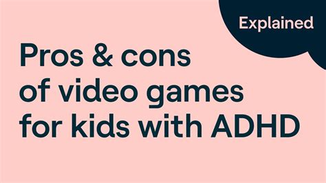 Those who already live in violent households may find themselves triggered by the action in the game. ADHD and Video Games: Pros and Cons - YouTube