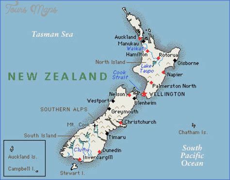 Current local time in new zealand with information about new zealand time zones and daylight saving time. New Zealand Time Zone Map - ToursMaps.com