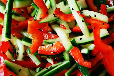 Cucumber And Red Pepper Salad Tasty Kitchen A Happy Recipe Community