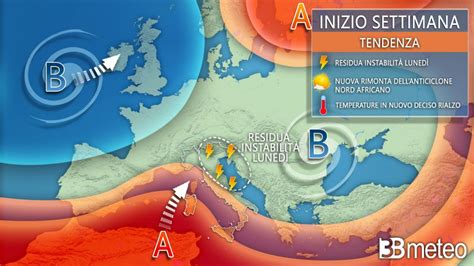 Meteo Prossima Settimana Esordio Meno Caldo E Con Qualche Forte