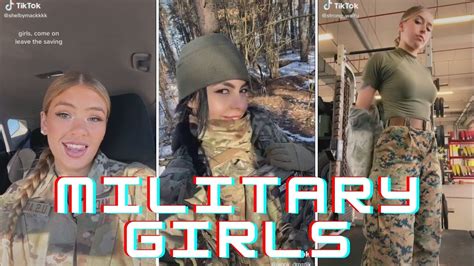 hot military girls tiktok army girls 16 youtube