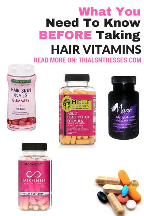 What You Need To Know Before Taking Hair Vitamins Hair Vitamins Best