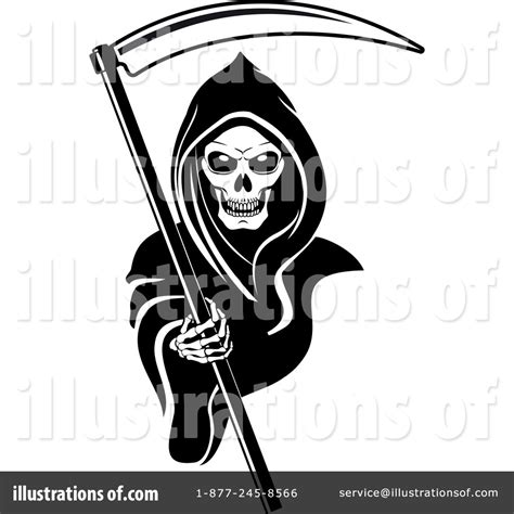 Grim Reaper Clipart Black And White 10 Free Cliparts Download Images