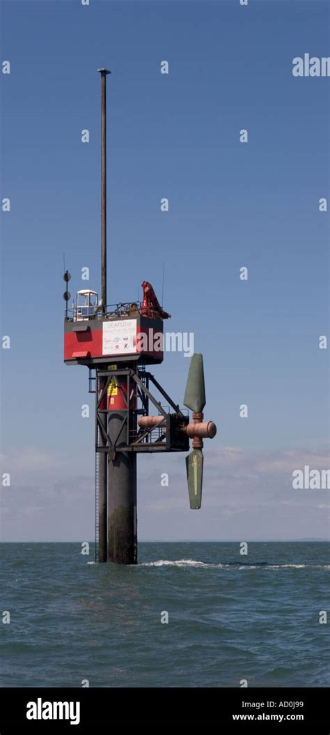 Seaflow Marine Current Turbine Offshore Hi Res Stock Photography And