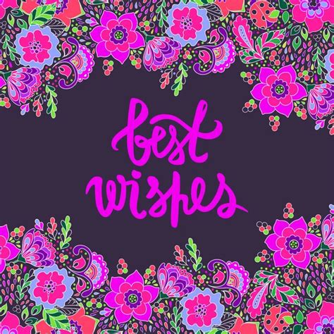 Best Wishes Card Vector Art Stock Images Depositphotos