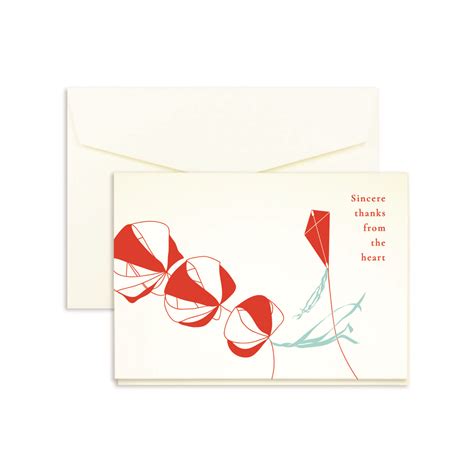 A1 Sincere Thankskite Thank You Note 25pack Marsupial Papers