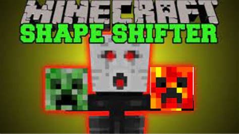 Minecraft Mod Showcase Shape Shifter Youtube