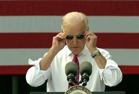 Find the perfect joe biden sunglasses stock photos and editorial news pictures from getty images. Joe Biden Becomes Human GIF in Florida - Thrillist