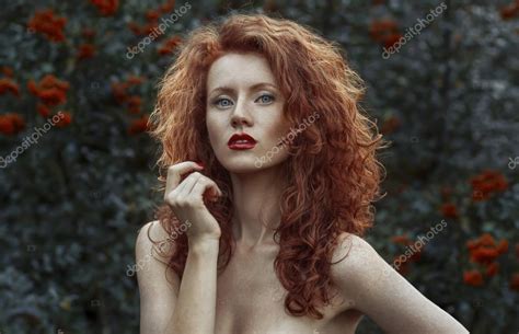 Naked Pretty Girl With Red Hair Stock Image Image Of Healthy Beauty My Xxx Hot Girl