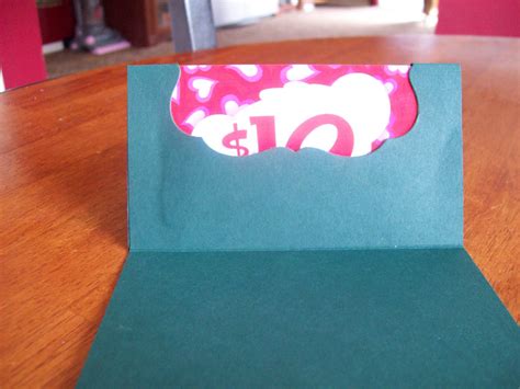 Start by folding along each of the score lines, both on the envelope and the bow. Pink Ink Originals: Homemade Gift Card Holders