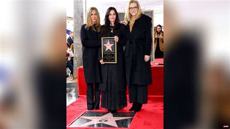 Courteney Cox Friends Reunion For Her Hollywood Star News